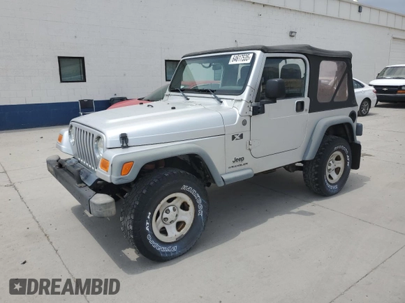 2004 Jeep Wrangler X with VIN 1J4FA39S94P747200, listed as a Copart auction lot 64617535 with 151,224 mi miles and Clean title. Bid and sale history available at DreamBid. Image 1.