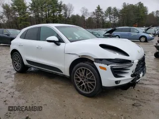 2016 Porsche Macan S with VIN WP1AB2A55GLB51556, listed as a Copart auction lot 50081985 with 53,555 mi miles and Salvage Title. Bid and sale history available at DreamBid. Image 4.