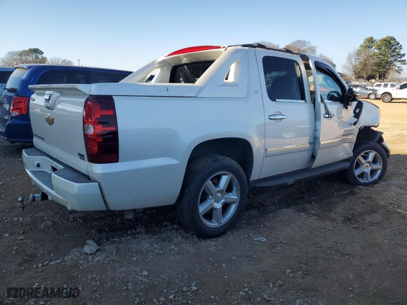 2012 Chevrolet Avalanche LTZ with VIN 3GNTKGE74CG103841, listed as a Copart auction lot 86373134 with 55,209 mi miles and Salvage Title. Bid and sale history available at carsss.com. Image 3.