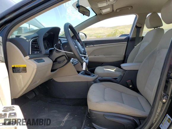 2017 Hyundai Elantra SE with VIN KMHD74LF0HU422144, listed as a Copart auction lot 58440525 with 71,691 mi miles and Salvage title. Bid and sale history available at DreamBid. Image 7.