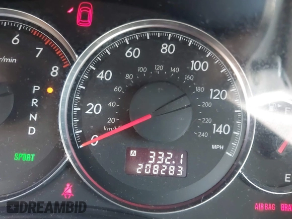 2008 Subaru Outback Limited with VIN 4S4BP62C087308301, listed as a IAAI auction lot 42754616 with 208,283 mi miles and . Bid and sale history available at DreamBid. Image 7.