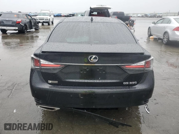 2016 Lexus GS 350 with VIN JTHBZ1BL5GA000543, listed as a Copart auction lot 43658615 with 250,388 mi miles and Salvage Title. Bid and sale history available at carsss.com. Image 6.