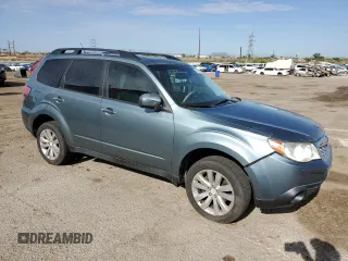 2012 Subaru Forester X Premium with VIN JF2SHBDC5CH410253, listed as a Copart auction lot 62430315 with 85,491 mi miles and Salvage title. Bid and sale history available at DreamBid. Image 4.
