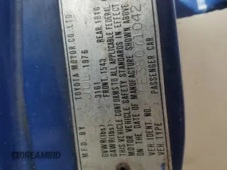 1976 Toyota Corolla с VIN TE38071042, выставлен на аукционе Copart как лот 53585075 с пробегом 18 247 миль миль и Чистый • Clean title. История ставок и продаж доступна на DreamBid. Изображение 13.