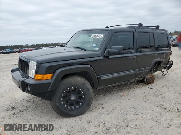 2006 Jeep Commander with VIN 1J8HH48N06C324424, listed as a Copart auction lot 89406105 with 207,170 mi miles and Salvage Title. Bid and sale history available at carsss.com. Image 1.