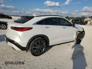 2023 Infiniti QX55 Luxe z VIN 3PCAJ5JR2PF124617, wystawiony jako Copart lot #43181985 z przebiegiem 12 809 mil mil oraz Nie do naprawy • Non repairable. Historia ofert i sprzedaży dostępna na DreamBid. Obrazek 3.