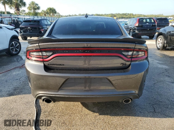 2022 Dodge Charger R/T with VIN 2C3CDXCT4NH126479, listed as a Copart auction lot 46417085 with 59,724 mi miles and Salvage Title. Bid and sale history available at carsss.com. Image 6.
