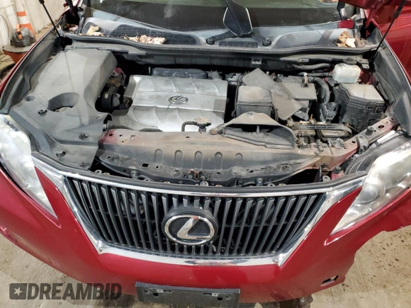 2011 Lexus RX 350 with VIN 2T2BK1BA9BC091756, listed as a Copart auction lot 48238285 with 184,157 mi miles and Salvage Title. Bid and sale history available at DreamBid. Image 14.
