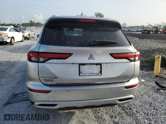 2023 Mitsubishi Outlander SE с VIN JA4J3UA80PZ008865, выставлен на аукционе Copart как лот 59858435 с пробегом 42 154 миль миль и Списание • Salvage title. История ставок и продаж доступна на DreamBid. Изображение 6.