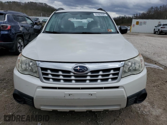 2012 Subaru Forester X with VIN JF2SHABC6CH468899, listed as a Copart auction lot 47403505 with 165,044 mi miles and Salvage Title. Bid and sale history available at DreamBid. Image 5.