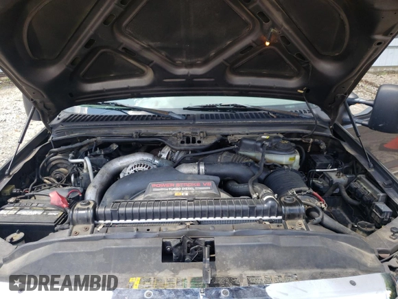 2005 Ford F-250 XL with VIN 1FTSW21P25EC64412, listed as a Copart auction lot 61992935 with 165,296 mi miles and Salvage title. Bid and sale history available at DreamBid. Image 11.