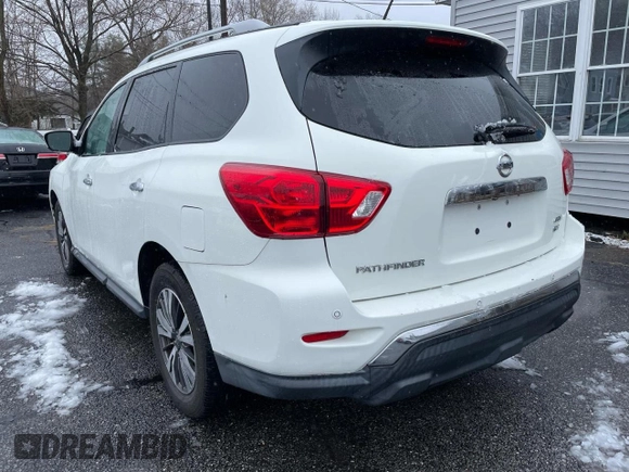 2017 Nissan Pathfinder SL with VIN 5N1DR2MM1HC652065, listed as a Copart auction lot 55113225 with 148,576 mi miles and Clean Title. Bid and sale history available at carsss.com. Image 3.