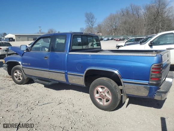 1996 Dodge Ram 1500 with VIN 3B7HC13Z1TG131478, listed as a Copart auction lot 46857135 with 57,047 mi miles and Salvage Title. Bid and sale history available at carsss.com. Image 2.