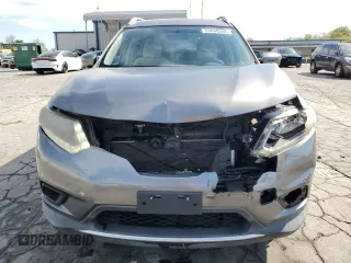 2016 Nissan Rogue SV with VIN KNMAT2MV9GP671536, listed as a Copart auction lot 53640395 with 68,646 mi miles and Salvage Title. Bid and sale history available at carsss.com. Image 5.
