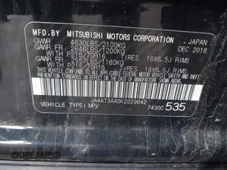 2019 Mitsubishi Eclipse Cross ES z VIN JA4AT3AA0KZ029642, wystawiony jako IAAI lot #42182240 z przebiegiem 144 028 mil mil oraz . Historia ofert i sprzedaży dostępna na DreamBid. Obrazek 9.