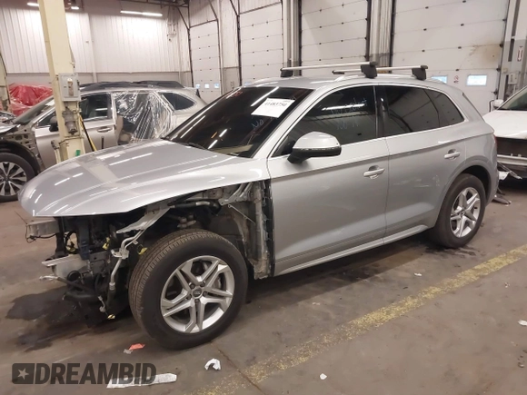 2019 Audi Q5 Premium with VIN WA1ANAFY6K2089034, listed as a IAAI auction lot 41483750 with 58,425 mi miles. Bid and sale history available at carsss.com. Image 2.