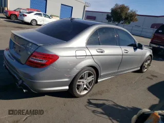 2012 Mercedes-Benz C 350 Sport with VIN WDDGF5HB6CR238991, listed as a Copart auction lot 80987244 with 88,594 mi miles and Salvage Title. Bid and sale history available at DreamBid. Image 3.