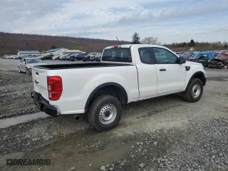 2022 Ford Ranger XL with VIN 1FTER1FH5NLD47814, listed as a Copart auction lot 80642984 with 36,745 mi miles and Salvage Title. Bid and sale history available at carsss.com. Image 3.