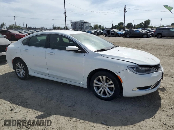 2015 Chrysler 200 Limited with VIN 1C3CCCAB5FN695680, listed as a Copart auction lot 56252035 with 161,421 mi miles and Salvage Title. Bid and sale history available at DreamBid. Image 4.