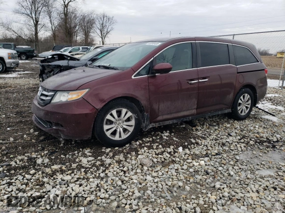 2017 Honda Odyssey SE with VIN 5FNRL5H39HB026684, listed as a Copart auction lot 46388465 with 176,311 mi miles and Non Repairable. Bid and sale history available at carsss.com. Image 1.