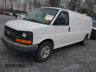 2011 Chevrolet Express Cargo Van with VIN 1GCWGGBA5B1187348, listed as a IAAI auction lot 41684458 with 456,926 mi miles. Bid and sale history available at carsss.com. Image 17.