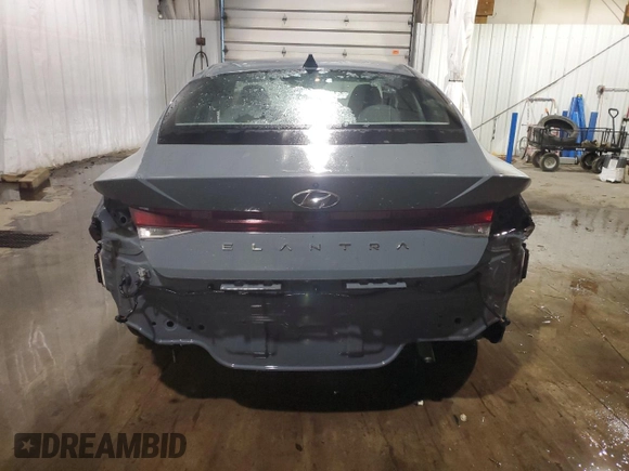 2021 Hyundai Elantra SEL with VIN KMHLS4AG6MU068792, listed as a Copart auction lot 80954334 with 43,644 mi miles and Salvage Title. Bid and sale history available at carsss.com. Image 6.