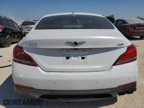 2019 Genesis G70 2.0T Advanced with VIN KMTG34LA3KU023559, listed as a Copart auction lot 75190994 with 85,073 mi miles and Non Repairable. Bid and sale history available at carsss.com. Image 6.