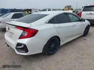 2020 Honda Civic Si Sedan with VIN 2HGFC1E50LH707788, listed as a IAAI auction lot 41782279 with 51,005 mi miles. Bid and sale history available at carsss.com. Image 4.