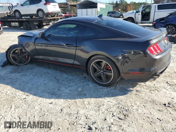 2023 Ford Mustang Mach 1 with VIN 1FA6P8R07P5501641, listed as a Copart auction lot 85503074 with 15,331 mi miles and Salvage title. Bid and sale history available at DreamBid. Image 2.