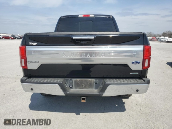 2019 Ford F-150 XL with VIN 1FTEW1E42KFC94989, listed as a Copart auction lot 48256705 with 108,120 mi miles and Salvage Title. Bid and sale history available at carsss.com. Image 6.