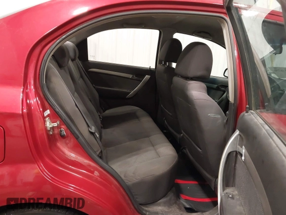 2009 Chevrolet Aveo 1LT with VIN KL1TD56E19B612668, listed as a IAAI auction lot 42136750 with 110,933 mi miles and . Bid and sale history available at DreamBid. Image 8.