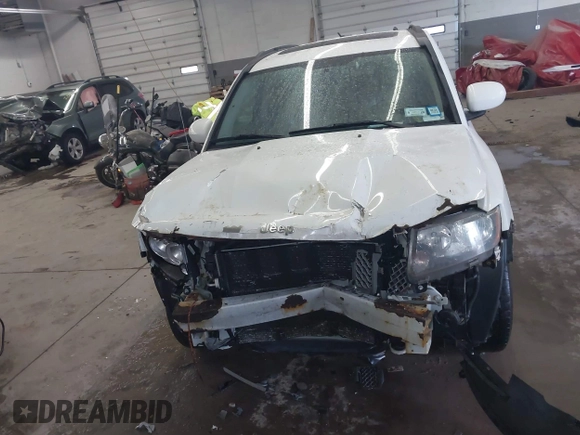 2016 Jeep Compass High Altitude Edition with VIN 1C4NJDEB6GD733760, listed as a IAAI auction lot 41667712 with 119,789 mi miles. Bid and sale history available at carsss.com. Image 13.