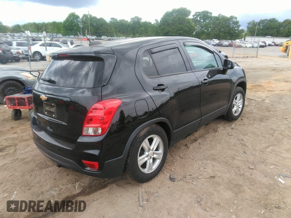 2021 Chevrolet Trax LS with VIN KL7CJKSB3MB332543, listed as a IAAI auction lot 42091395 with 64,579 mi miles and . Bid and sale history available at DreamBid. Image 4.