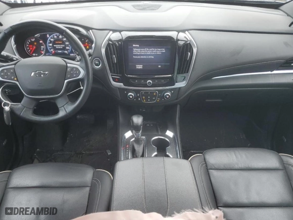 2023 Chevrolet Traverse Premier with VIN 1GNERKKWXPJ121140, listed as a Copart auction lot 84128344 with 54,853 mi miles and Salvage Title. Bid and sale history available at carsss.com. Image 8.