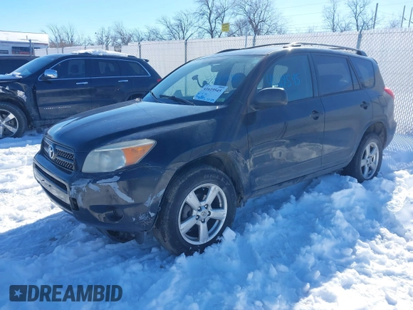 2006 Toyota RAV4 with VIN JTMZD33V065016103, listed as a IAAI auction lot 41619545 with 198,590 mi miles. Bid and sale history available at carsss.com. Image 2.