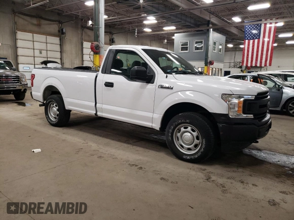 2020 Ford F-150 XL z VIN 1FTMF1EB3LKD22043, wystawiony jako Copart lot #85072684 z przebiegiem Nie podano mil oraz Szkoda całkowita • Salvage title. Historia ofert i sprzedaży dostępna na DreamBid. Obrazek 4.