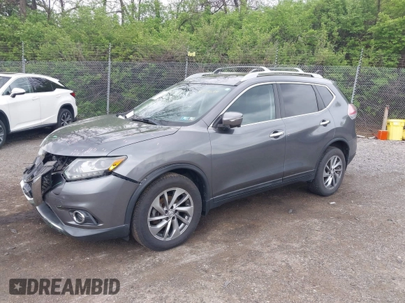 2014 Nissan Rogue SL with VIN 5N1AT2MV9EC823699, listed as a IAAI auction lot 42037833 with 96,093 mi miles. Bid and sale history available at carsss.com. Image 13.
