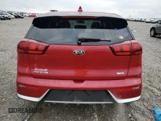 2018 Kia Niro FE with VIN KNDCB3LC5J5140290, listed as a Copart auction lot 79884934 with 137,256 mi miles and Salvage Title. Bid and sale history available at carsss.com. Image 6.
