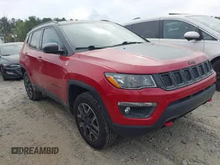 2020 Jeep Compass Trailhawk with VIN 3C4NJDDB8LT207748, listed as a IAAI auction lot 41963469 with 66,496 mi miles and . Bid and sale history available at carsss.com. Image 1.