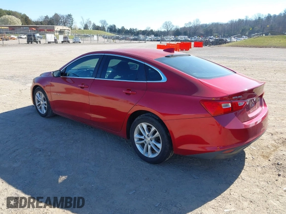 2016 Chevrolet Malibu LT with VIN 1G1ZE5ST2GF279481, listed as a IAAI auction lot 41823038 with 97,753 mi miles and . Bid and sale history available at DreamBid. Image 3.