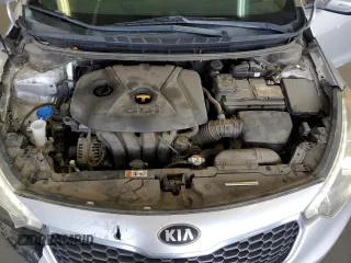 2014 Kia Forte EX with VIN KNAFZ4A86E5078656, listed as a Copart auction lot 52536195 with 58,497 mi miles and Salvage Title. Bid and sale history available at carsss.com. Image 12.