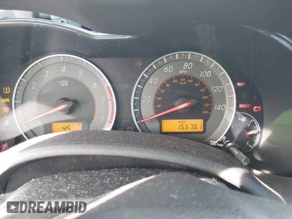 2010 Toyota Corolla with VIN 2T1BU4EE4AC433899, listed as a IAAI auction lot 41937830 with 155,761 mi miles and . Bid and sale history available at DreamBid. Image 7.