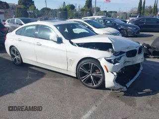 2019 BMW 4 Series 430i with VIN WBA4J1C5XKBM17786, listed as a IAAI auction lot 41597430 with 66,106 mi miles. Bid and sale history available at carsss.com. Image 1.