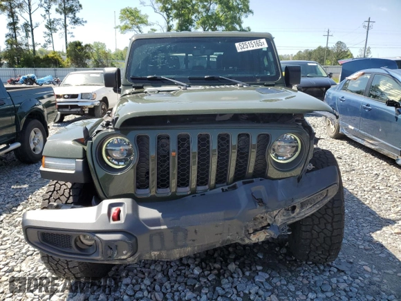 2022 Jeep Gladiator Rubicon с VIN 1C6JJTBGXNL130958, выставлен на аукционе Copart как лот 52515165 с пробегом 62 152 миль миль и Списание • Salvage title. История ставок и продаж доступна на DreamBid. Изображение 5.