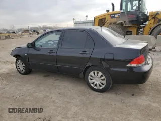 2006 Mitsubishi Lancer ES with VIN JA3AJ26E96U064683, listed as a Copart auction lot 82813734 with 124,445 mi miles and Salvage Title. Bid and sale history available at carsss.com. Image 2.