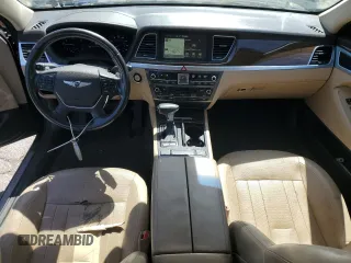 2018 Genesis G80 3.8L with VIN KMHGN4JE5JU227112, listed as a Copart auction lot 60564705 with 83,577 mi miles and Salvage title. Bid and sale history available at DreamBid. Image 8.