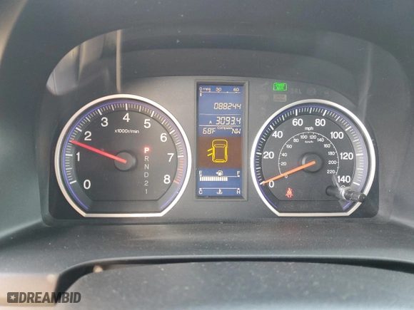 2010 Honda CR-V EX with VIN 5J6RE3H50AL044407, listed as a Copart auction lot 52341515 with 88,244 mi miles and Salvage Title. Bid and sale history available at carsss.com. Image 9.