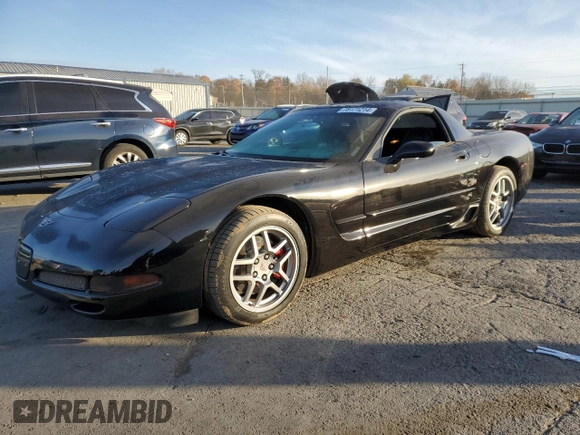 2003 Chevrolet Corvette Z06 with VIN 1G1YY12S135106781, listed as a Copart auction lot 78171214 with 53,259 mi miles and Salvage Title. Bid and sale history available at carsss.com. Image 1.