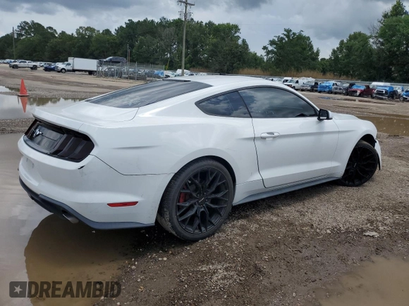 2018 Ford Mustang EcoBoost with VIN 1FA6P8TH4J5105611, listed as a Copart auction lot 61409065 with 93,811 mi miles and Salvage title. Bid and sale history available at DreamBid. Image 3.