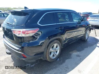 2015 Toyota Highlander Limited with VIN 5TDDKRFH4FS209616, listed as a IAAI auction lot 41961949 with 254,211 mi miles and . Bid and sale history available at DreamBid. Image 4.